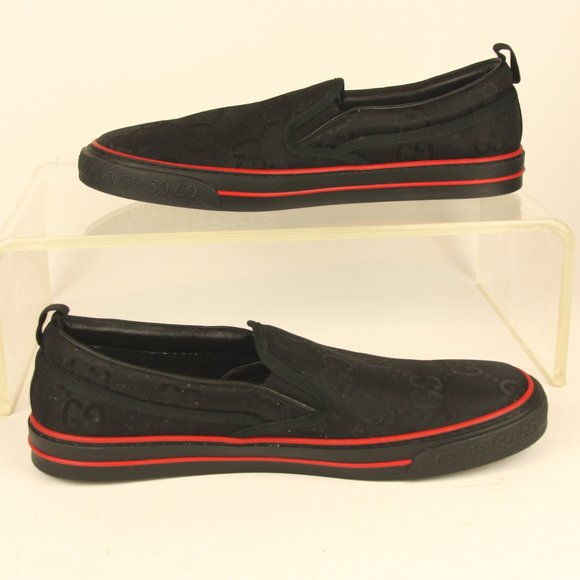 Gucci Men's Slip On Tennis Sneaker Like Shoes New - Picture 2 of 10